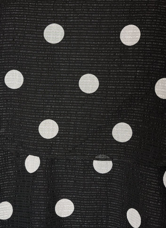 Lag-p&aring;-lag kjole med volanger og spaghetti-stropper, Svart, Packshot image number 2