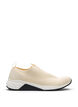 Sneakers i elastisk strikkemateriale, Beige, Packshot image number 0