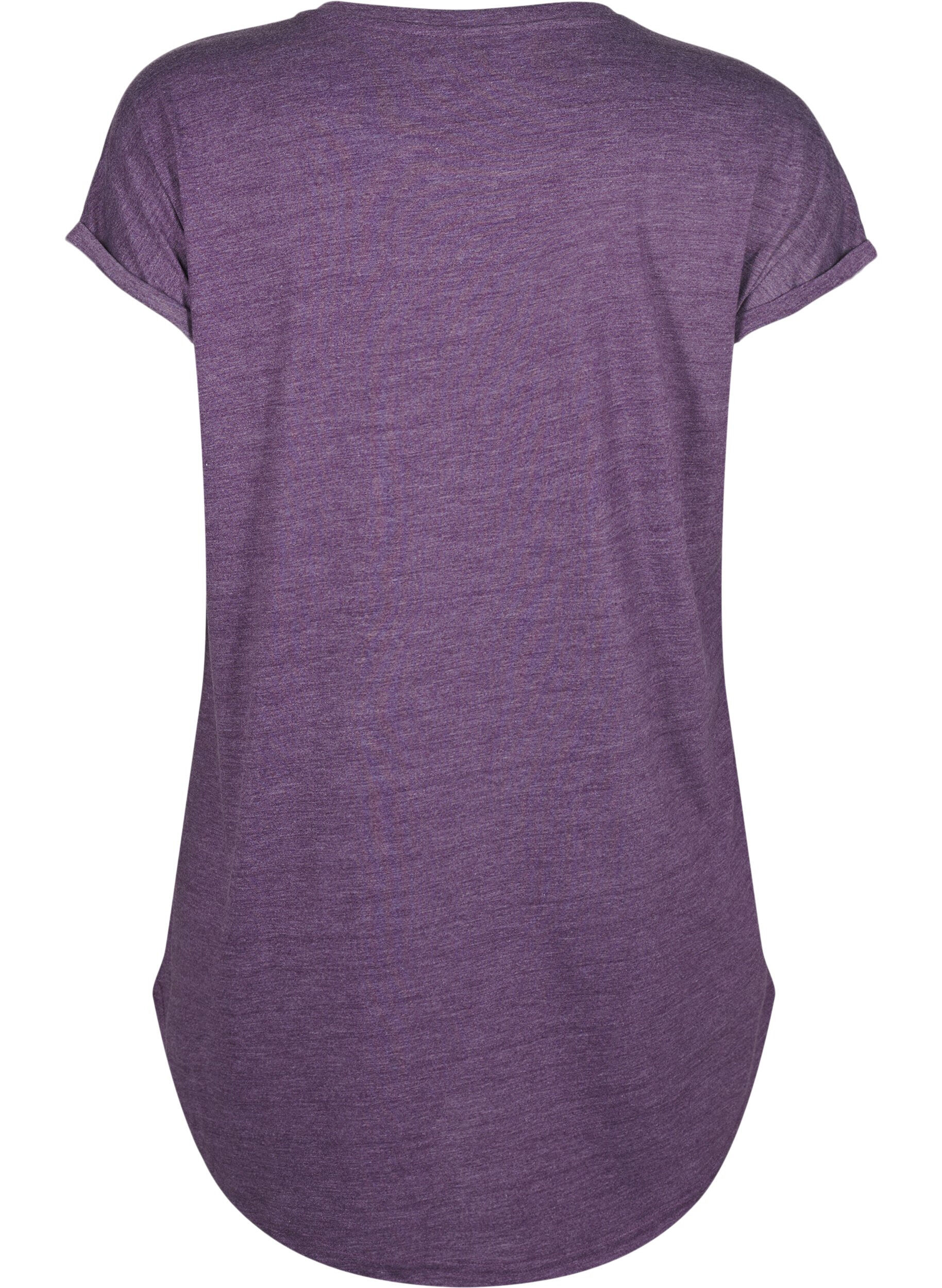 Zizzi Kortermet nattkjole med teksttrykk, , Packshot image number 1