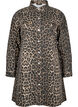 Langermet denimkjole med sebratrykk, Brown Leo AOP, Packshot image number 0