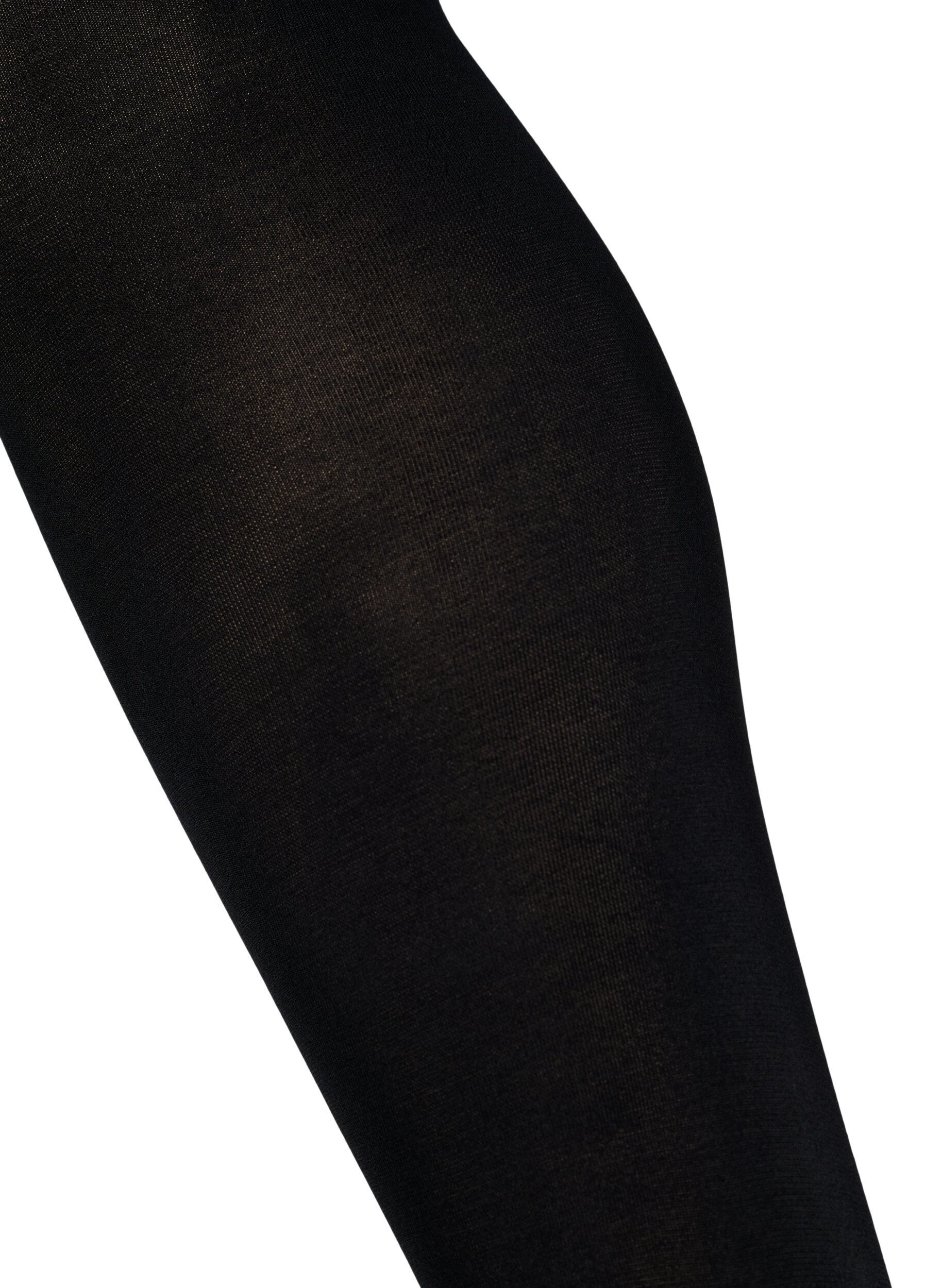 ZizziStr&oslash;mpebukser 100 denier, Svart, Packshot image number 1