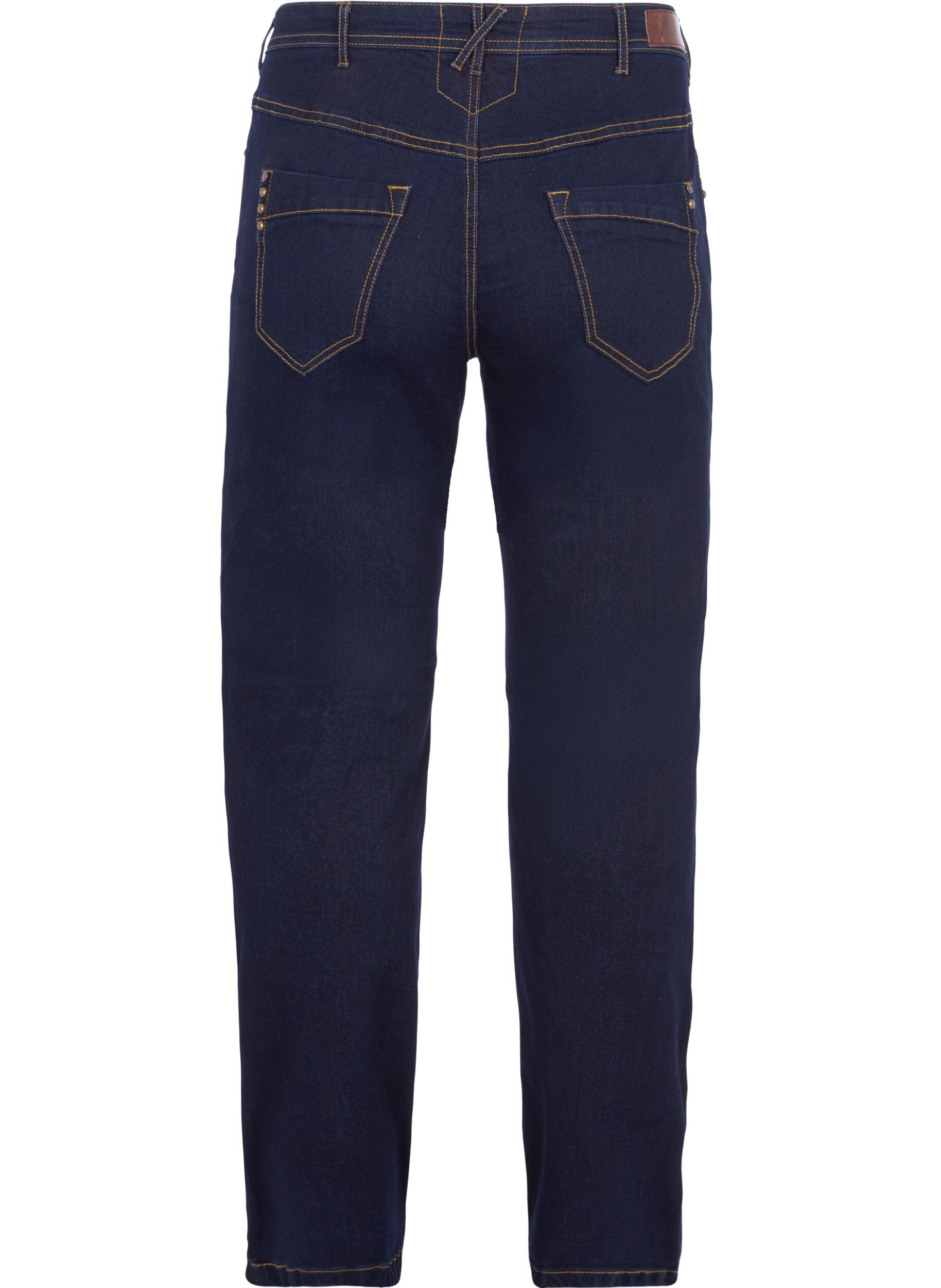 Zizzi Slim fit Vilma jeans med h&oslash;yt liv, Bl&aring;, Packshot image number 1