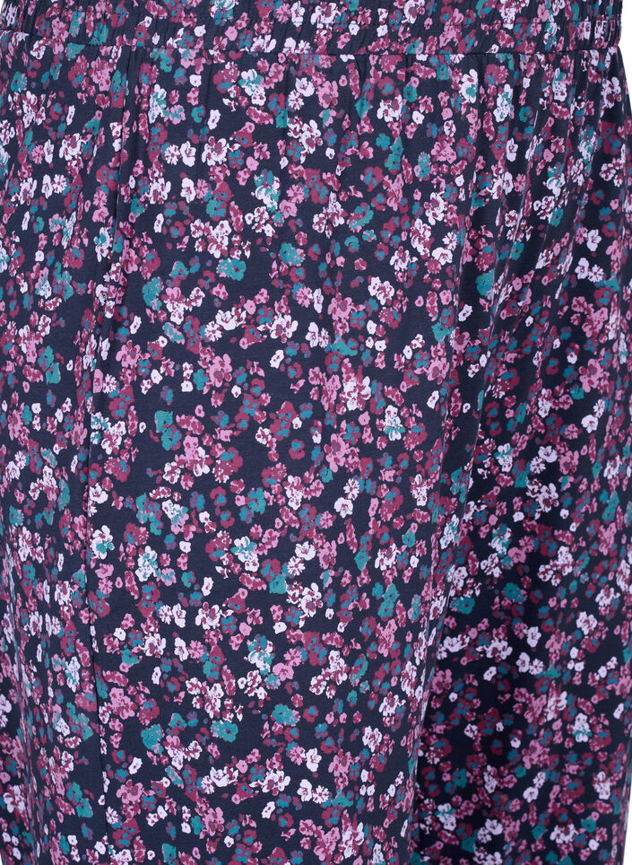 Pyjamasbukser i bomull med trykk, Bl&aring;, Packshot image number 2
