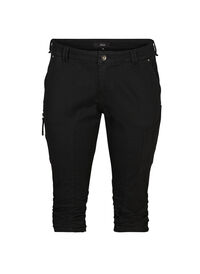 Slim fit caprijeans med lommer