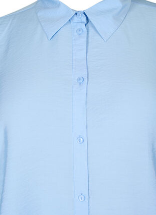Skjorte i viskose med volangdetaljer, Serenity, Packshot image number 2