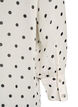 Viskosebluse med en volangkrage, Hvit, Packshot image number 3