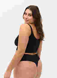 Sømløs g-streng, 2 stk., Black, Model