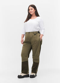 Vanntette skallbukser med lommer, Forest Night Comb, Model