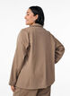 Åpen blazer med lommer, Brun, Model image number 2