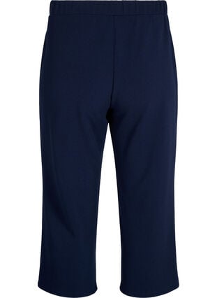 Løse bukser med 7/8 lengde, Navy Blazer Solid, Packshot image number 1