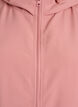Lett jakke med hette og glidel&aring;s, Rosa, Packshot image number 2