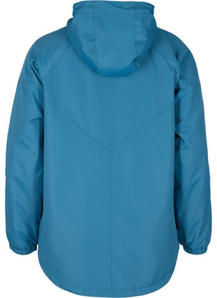 Kort jakke med glidelås og hette, Corsair, Packshot image number 1