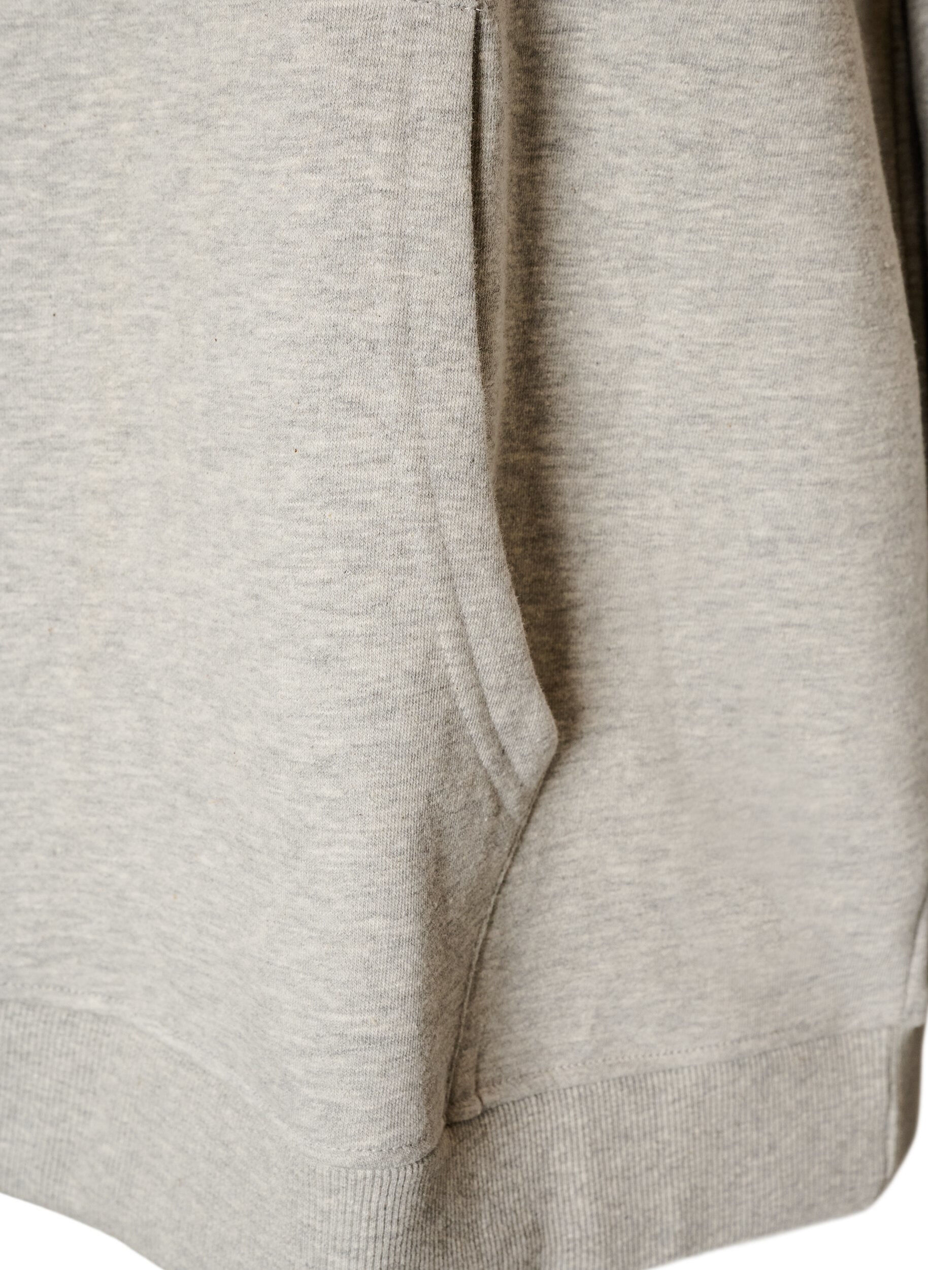 ZizziHettegenser med brodert motiv, Gr&aring;, Packshot image number 3