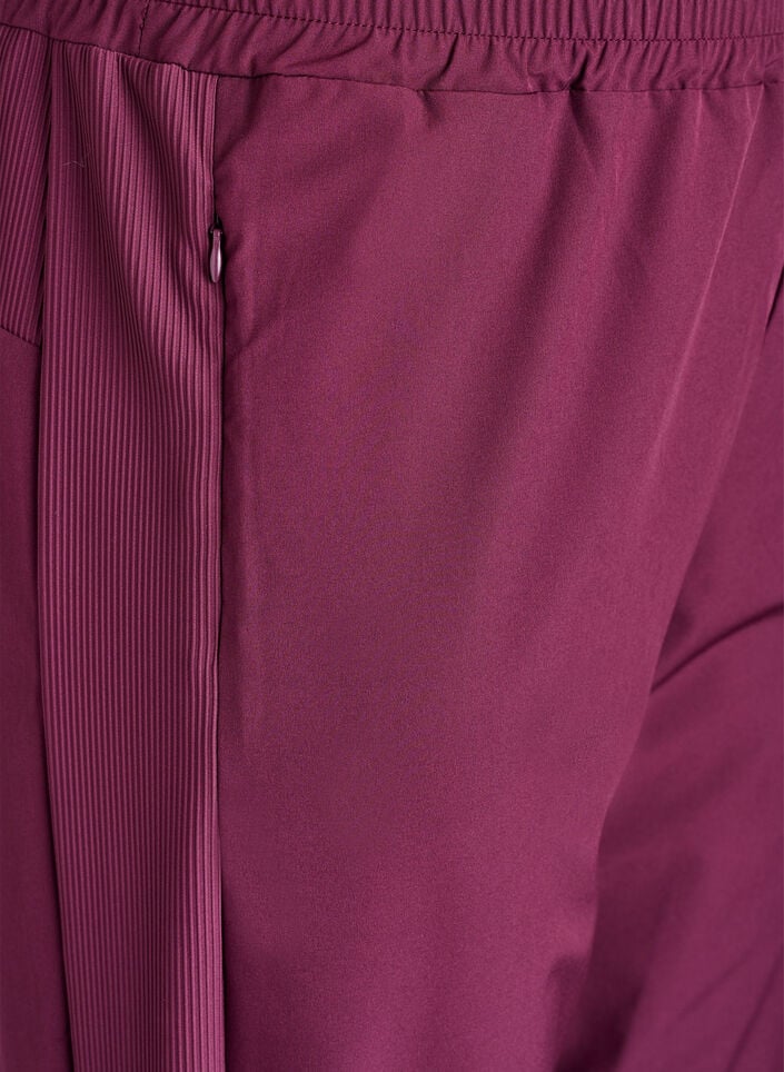 Lett treningsbukse med lommer, R&oslash;d, Packshot image number 2