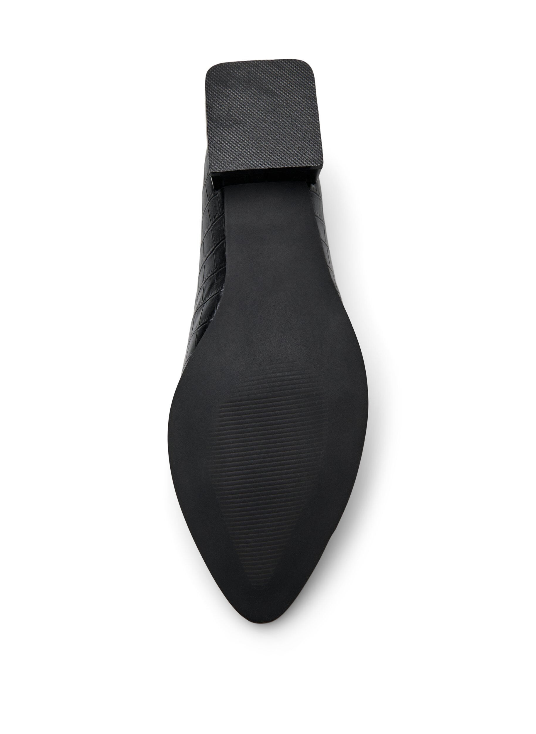 Zizzi Wide fit - Loafers med glitter, Svart, Packshot image number 4