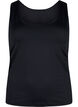 Vendbar topp i stretch, Black, Packshot image number 0