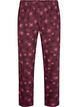 Bomull Pyjamas bukser med utskrift, Mørk Bordeaux, Packshot image number 0