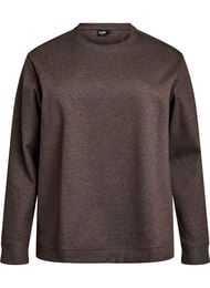 Genser med crewneck, Brun