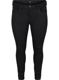 Super slim Amy jeans med høyt liv, Black