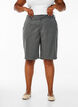 Pinstripe Bermuda-shorts med Loose fit, Grå, Model image number 3