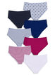 7-pakning med truser med regular waist, Bl&aring;, Packshot image number 1