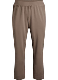 Bukser med rett passform, Beige