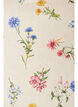 Bluse i viskose og lin med volangermer, Beige, Packshot image number 2