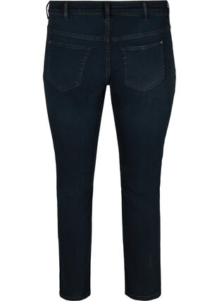 Slim fit Emily jeans med nagler, Dark blue, Packshot image number 1