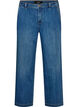 Wide fit Myra jeans med h&oslash;y midje, Bl&aring;, Packshot image number 0