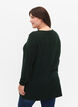 Strikket bluse i bomull og viskoseblanding, Gr&oslash;nn, Model image number 2