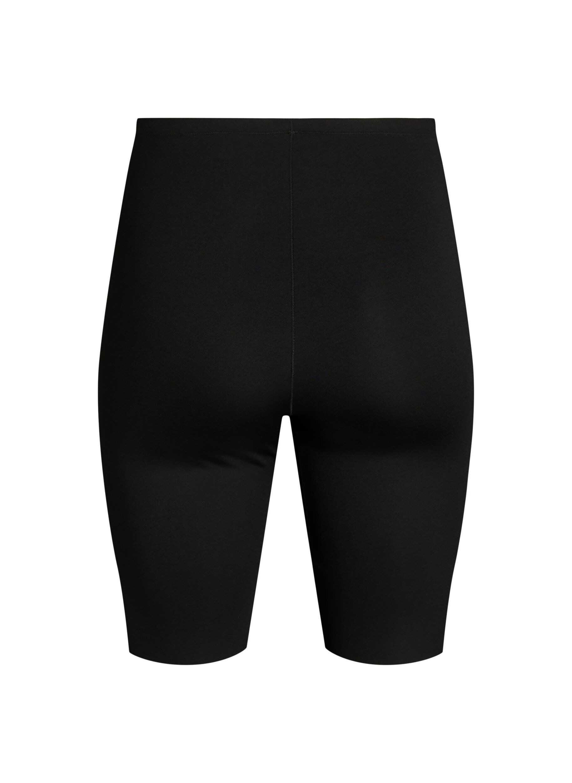Zizzi Lett shapewear lang shorts, Svart, Packshot image number 1