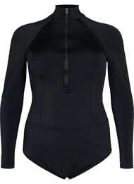 Badedrakt med lange ermer, Black