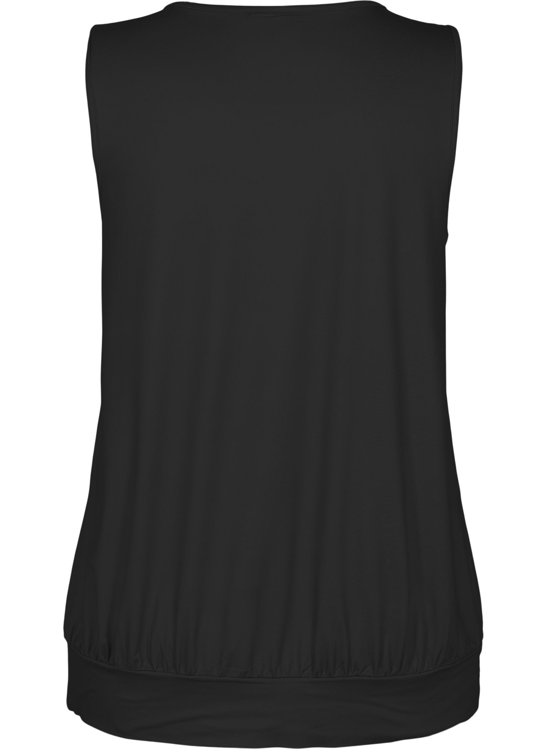 Zizzi Treningstopp med balloon fit, Black, Packshot image number 1