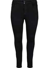 Stay black Amy jeans med høyt liv, Black
