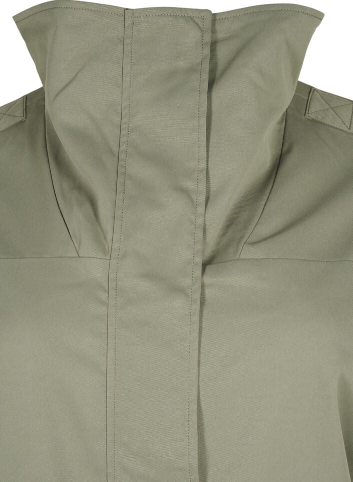 Vannavstøtende parkas jakke, Deep Lichen Green, Packshot
