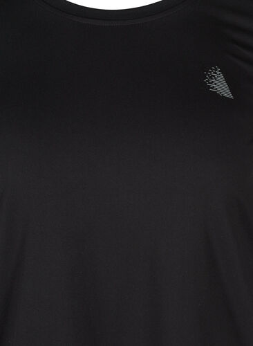 Treningsgenser med 3/4-ermer, Black, Packshot image number 2