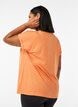 L&oslash;s trenings-T-skjorte med korte ermer, Orange, Model image number 2