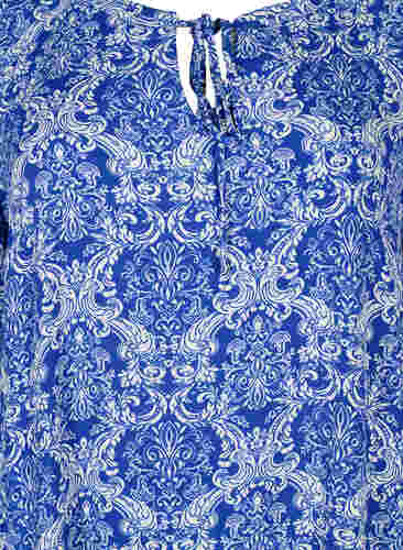 Kortermet viskosekjole med mønster, S. the web Oriental, Packshot image number 2
