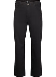  Gemma jeans med høy midje og rett passform, Black