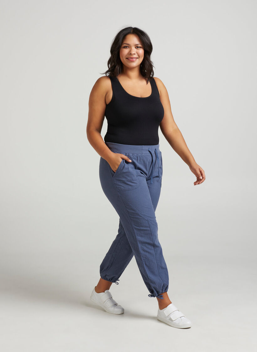 Sømløs topp, Black, Model image number 0