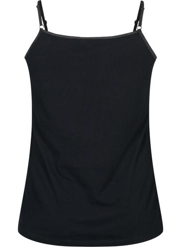 Basistopp i bomull, Black, Packshot image number 1