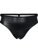 Coated g-streng med string, Black, Packshot image number 0