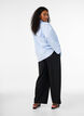 Loose fit jerseybukser med h&oslash;y midje, Svart, Model image number 1
