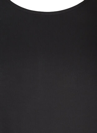 Bluse med 3/4-ermer og nagler, Black, Packshot image number 2