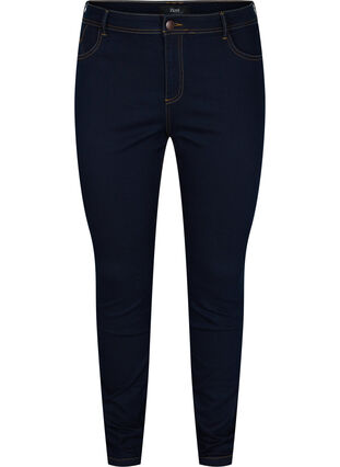 Super slim Amy jeans med høyt liv, 1607B Blu.D., Packshot image number 0