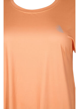 Kortermet trenings T-skjorte, Apricot Nectar, Packshot image number 2