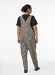 Leopardmønstret denim-snekkerbukse., Brun, Model image number 1