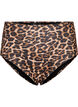 Bikinitruse med høyt liv og leopardmønster, Leopard Print, Packshot image number 0