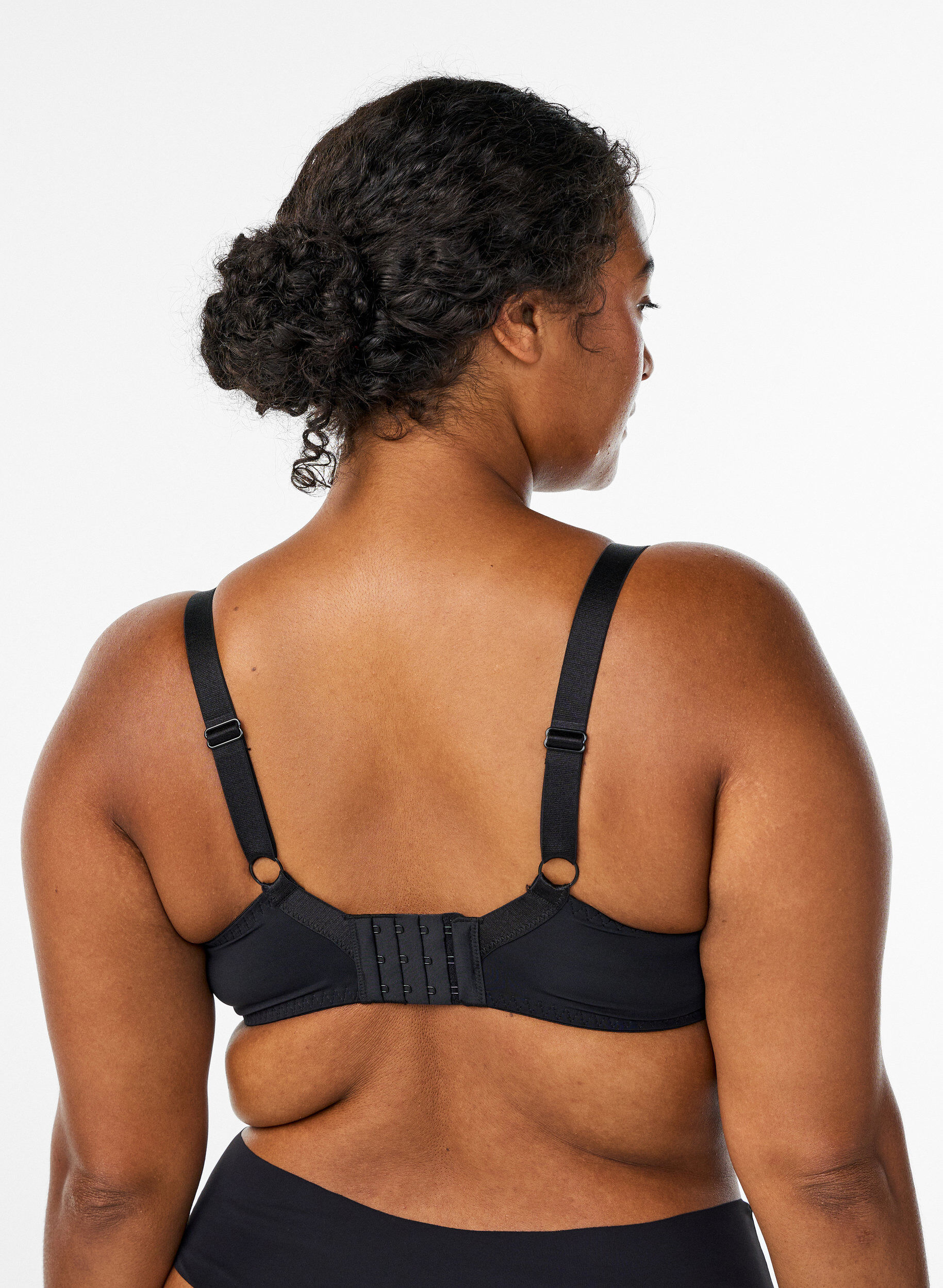 ZizziPolstret blonder BH med b&oslash;yle, Svart, Model image number 2