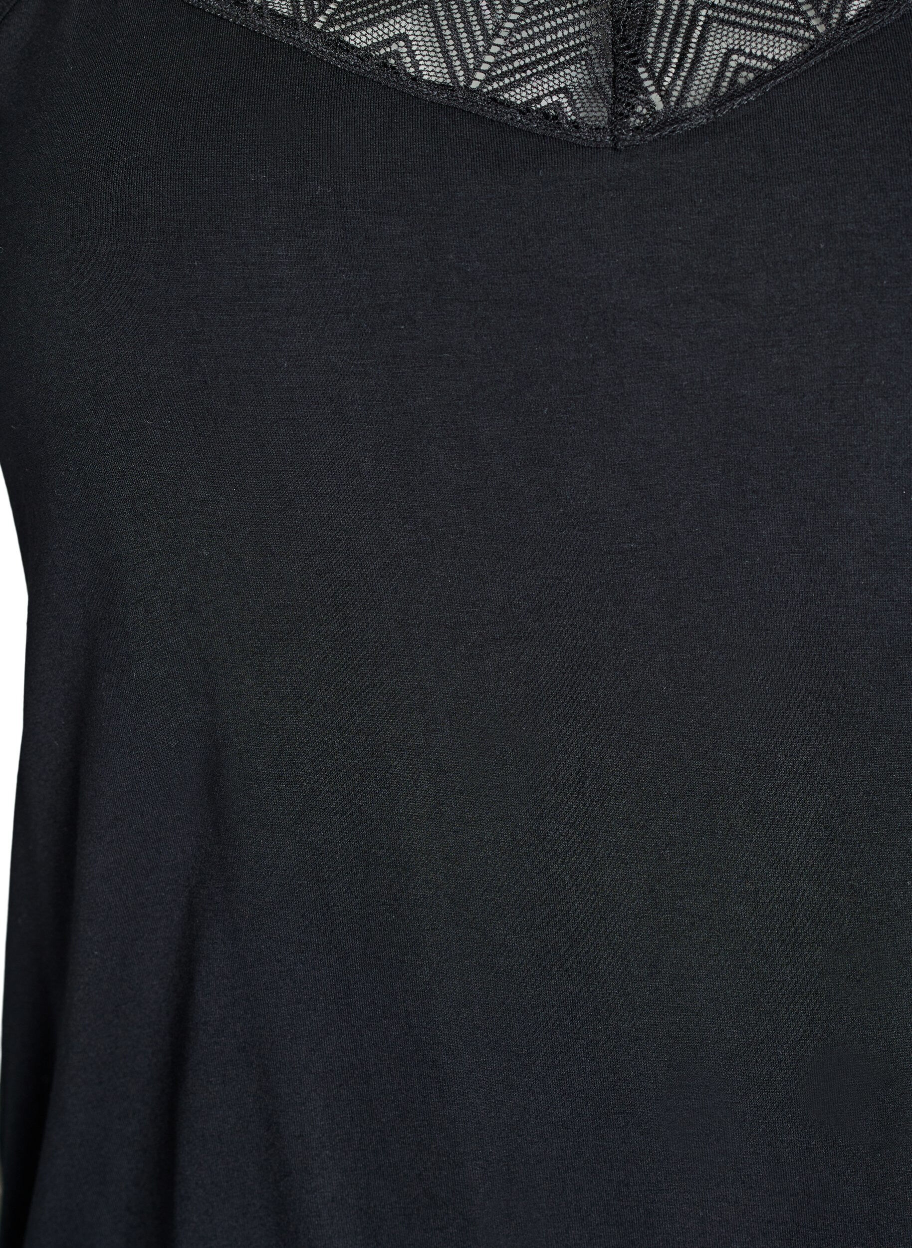 Zizzi Topp med blondedetaljer og spaghetti-stropper, 0199, Packshot image number 2